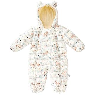 欧孕婴儿棉服宝宝秋冬衣服保暖外出服加厚连体衣夹棉冬装哈衣爬服