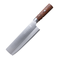 tuoknife 拓 黑将系列 DQ01B-1 菜刀(大马士革钢材、19cm)