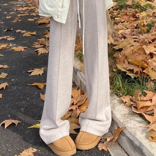 子牧棉麻 女士休闲阔腿裤