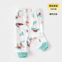 宝宝裤子春秋款宝宝2025a类纯棉秋装儿童婴儿长裤打底裤秋裤 蒸汽火车