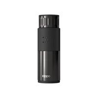 ZIPPO 之宝 男士高档泡茶轻商务杯不锈钢保温杯logo刻字 黑冰350mL
