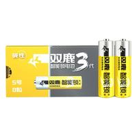 双鹿电池1.5V电子锁碱性LR6电池指纹锁密码锁智能门锁儿童玩具防盗门遥控器五号AA干电池不漏液