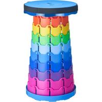 GIANXI 捷安玺 折叠凳便携伸缩凳可调节收缩小板凳超轻排队钓鱼凳子户外露营椅子