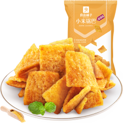 良品铺子 小米锅巴90gx2袋麻辣味锅巴零食米香浓郁小吃