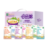 过湾 7日杂粮粥125g*7袋礼盒 五谷杂粮粥料独立包装营养早餐粥米