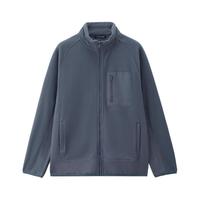 GIORDANO/佐丹奴 拼接立领 男士摇粒绒外套