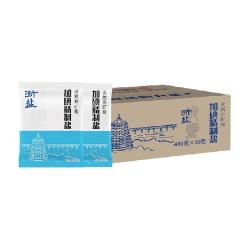 雪涛 浙盐加碘精制盐400g*50 包井矿盐炒菜腌制食用盐整箱批发商用