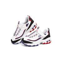 SKECHERS/斯凯奇 魔术贴 女童运动鞋 白色/海军蓝/红色 27.5
