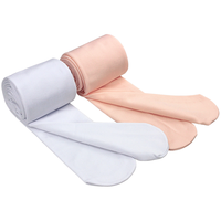 艾舞戈儿童舞蹈袜秋冬连裤袜加绒加厚女童打底裤芭蕾舞白色练功裤袜 800D-肉色 (适宜5-18℃) 1双 3-5岁 S码 身高90cm-110cm