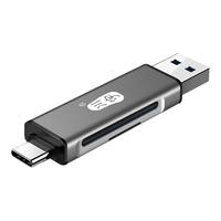 kawau 川宇 读卡器高速多功能合一otg车载通用支持Typec手机相机tf内存卡适用于佳能ccd华为苹果iphone15