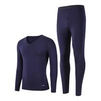 SEVEN 柒牌 119FT72070 男士莫代尔薄款保暖内衣套装