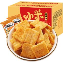 比比赞 香辣薯片小米锅巴500g怀旧散装网红小零食食品膨化解馋小吃