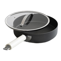 京严平底锅煎锅不粘锅家用无涂层煎锅煎炒锅牛排煎蛋电磁炉燃气灶通用 【高纯精铁】煎锅+钢化盖 26cm 高温烹饪|快速锁汁|原汁原味