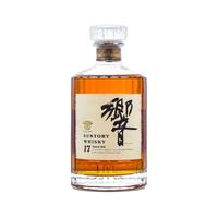 三得利（Suntory）日本原装进口单一麦芽调和威士忌 三得利老酒 稀缺洋酒珍藏高端酒 响17年金花标