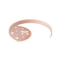 奥克斯（AUX）LED卧室客厅吸顶灯创意现代简约儿童房书房北欧灯具儿童卧室 星月！48瓦三色调光-适用20㎡