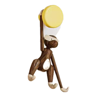 洋臣多巴胺吸盘挂钩免打孔无痕厨房浴室钥匙收纳挂衣钩强力粘胶贴钩子 多巴胺色系挂钩【色5个】