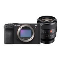 SONY/索尼 轻便小巧 全画幅微单相机套装+SEL50F14GM定焦G大师镜头  A7CR+50F14GM人像镜头套装 黑色