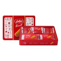 Lotus比利时和情焦糖饼干咖啡零食655端午礼盒装酥性