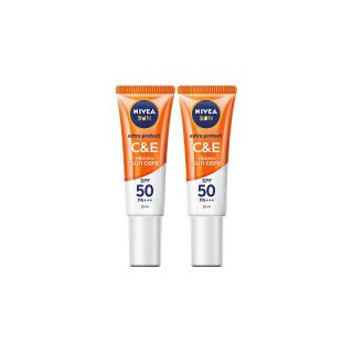 NIVEA 妮维雅 CE防晒高倍隔离SPF50抗氧提亮通勤女2支装