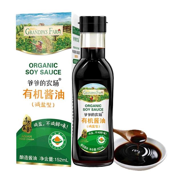 爷爷的农场 RANDPA'S 爷爷的农场有机减盐酱油152ml