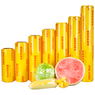 优奥保鲜膜超大卷商用一次性25CMX200M生鲜食品蔬果手撕PVC保鲜袋