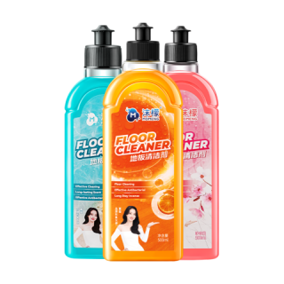 沫檬 Lemon 沫檬 三色地板组合装 地板清洁剂 500ml*3瓶 强力除菌去污渍抛光速干