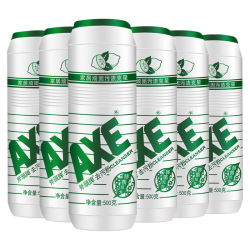 AXE 牌 去污粉 柠檬香 500g*6瓶 超强去污力