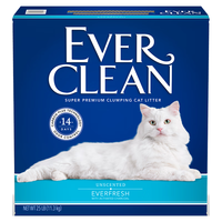 铂钻Ever Clean 低尘高效除臭膨润土猫砂蓝标 10L*3盒