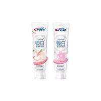 Crest 佳洁士 香氛双色锁白牙膏套装 (清新雪樱香+冈山梦白桃)