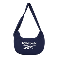 Reebok 极简风大容量HOBO流浪包 瑜伽包饺子包女 单肩斜挎包男 蓝色