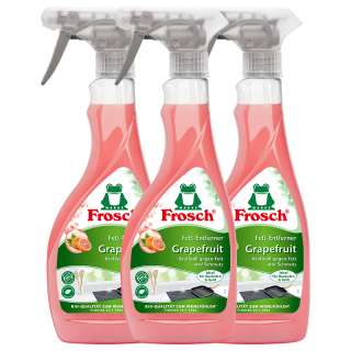 Frosch 西柚厨房重油污清洁喷剂 500ml*3 德国原装进口