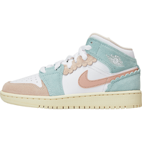 NIKE（滔搏运动）耐克女大童AIR JORDAN 1 MID SE EDG GG篮球鞋 DZ5361-100 37.5