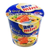 康师傅随心杯12桶迷你装方便面泡面整箱装小桶速食红烧牛肉面批发