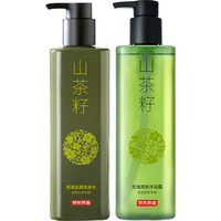 京东京造专研植萃山茶籽二硫化硒去屑洗发水+沐浴露组合500ml*2