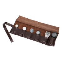 TOBEAR 高档牛皮多功能手表盒家用男女腕表收藏 6表位手表卷包