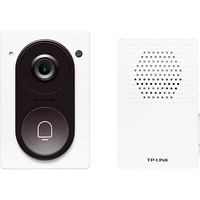 普联 TP-LINK 可视门铃摄像头家用监控 智能门铃感应器电子猫眼电池门铃 无线wifi远程电话访客对讲入户门铃 DB13C