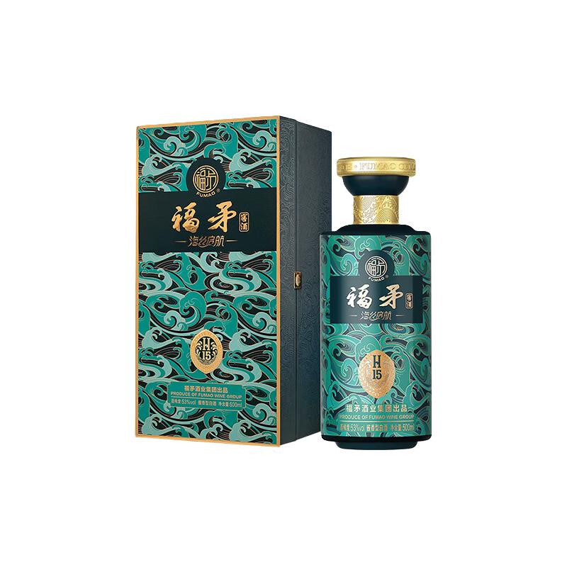 福矛 窖酒 海丝启航 H15 53%vol 酱香型白酒 500ml 单瓶装