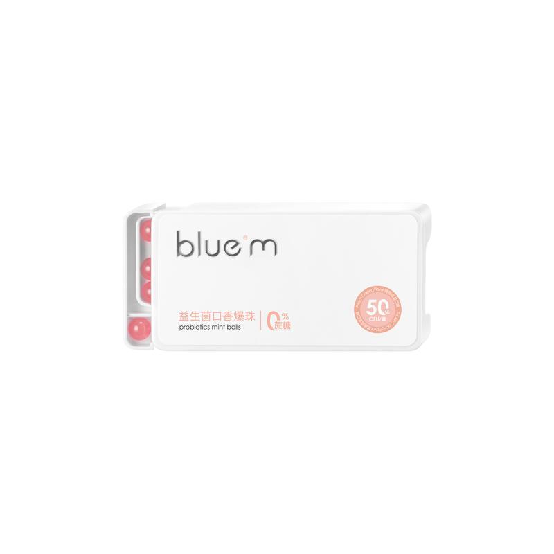 bluem 糖果 益生菌口香爆珠 玫瑰薄荷味 5.3g