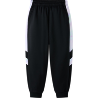 361°童装女童针织加厚长裤2024年冬季基础百搭中大童休闲保暖裤子 经典黑 130cm