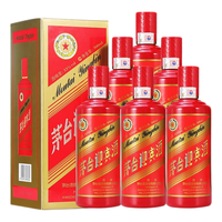 MOUTAI 茅台 茅台迎宾酒 龙呈 53%vol 酱香型白酒 500ml*6瓶 整箱装