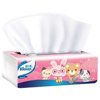 舒洁抽纸小熊印花软抽纸巾 卡通系列抽纸200抽*3包