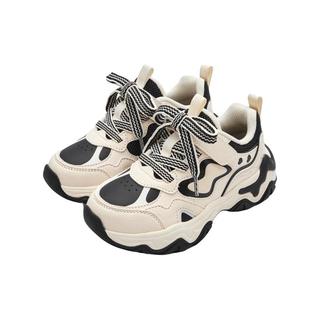 防滑减震童鞋儿童运动鞋女童老爹鞋2025春冬鞋拜年鞋保暖