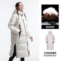 保暖服饰、PLUS会员：骆驼 新款85绒羽绒服男女同款中长加厚三防专业面包服680+蓬