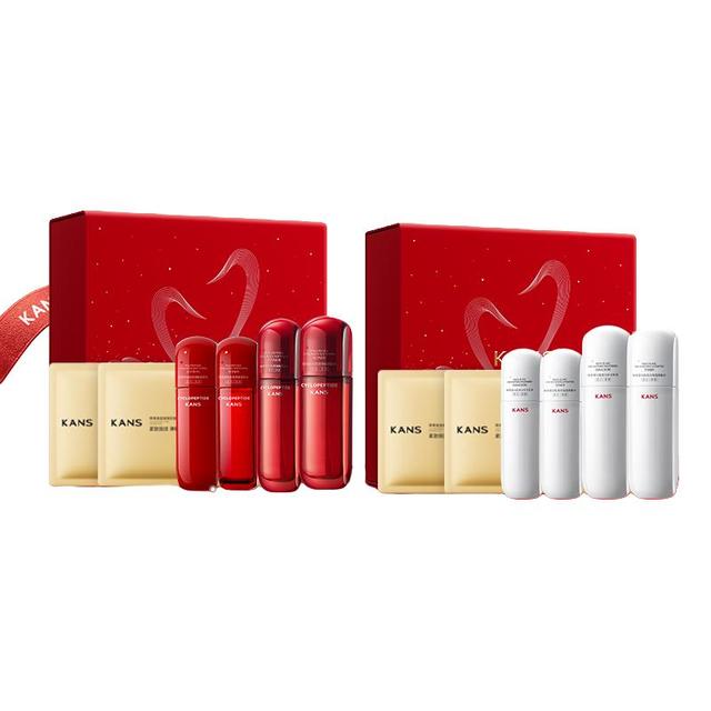 88VIP：韩束 红蛮腰水乳护肤品套装紧致抗皱淡纹提亮补水保湿