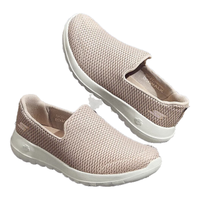 斯凯奇(SKECHERS)一脚蹬懒人鞋女舒适休闲健步鞋15600 灰褐色/TPE 38