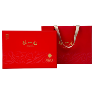 张一元 茶叶茉莉花茶（鸿运）浓香茶叶礼盒茉莉白雪毫礼盒装300g