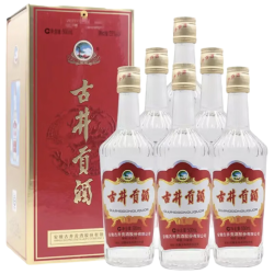古井贡酒 升级版 2020年 浓香型白酒 55度 500ml*6瓶 整箱装 陈年老酒