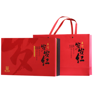 蒲门（PUMEN）金芽红茶特级银滇红中秋茶叶礼盒岁岁红云品乐购240克（60袋）