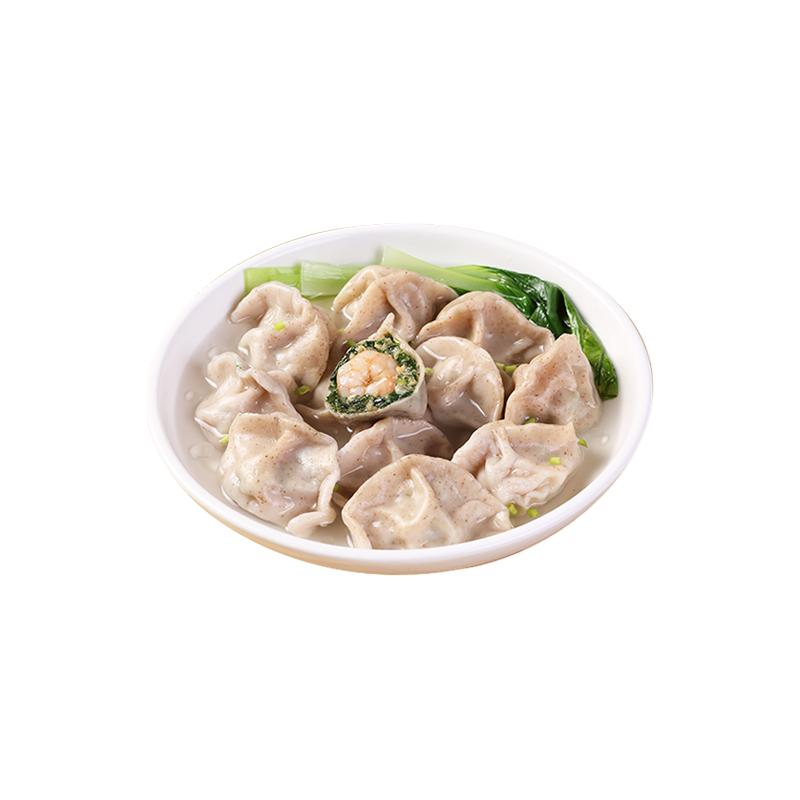 野人日记 羽衣甘蓝魔芋虾仁饺子 360g