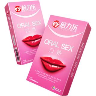 倍力乐 第二代口交套 水蜜桃口味 10只装